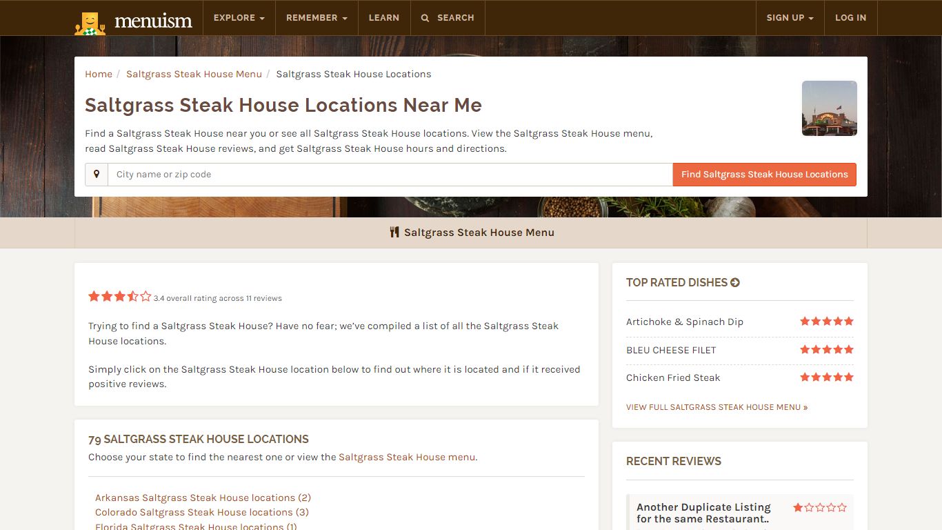 Saltgrass Steak House Locations Near Me + Reviews & Menu