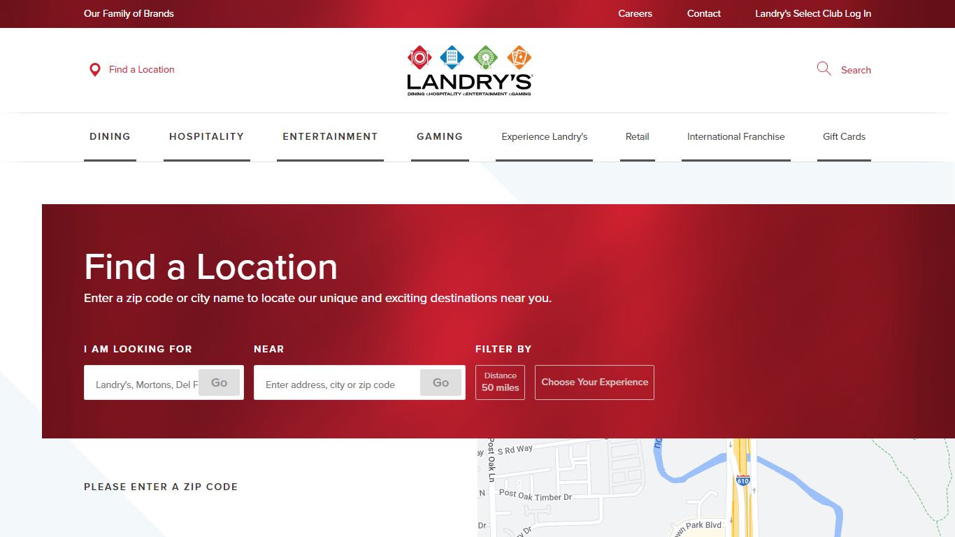 Find a Location - Landry's